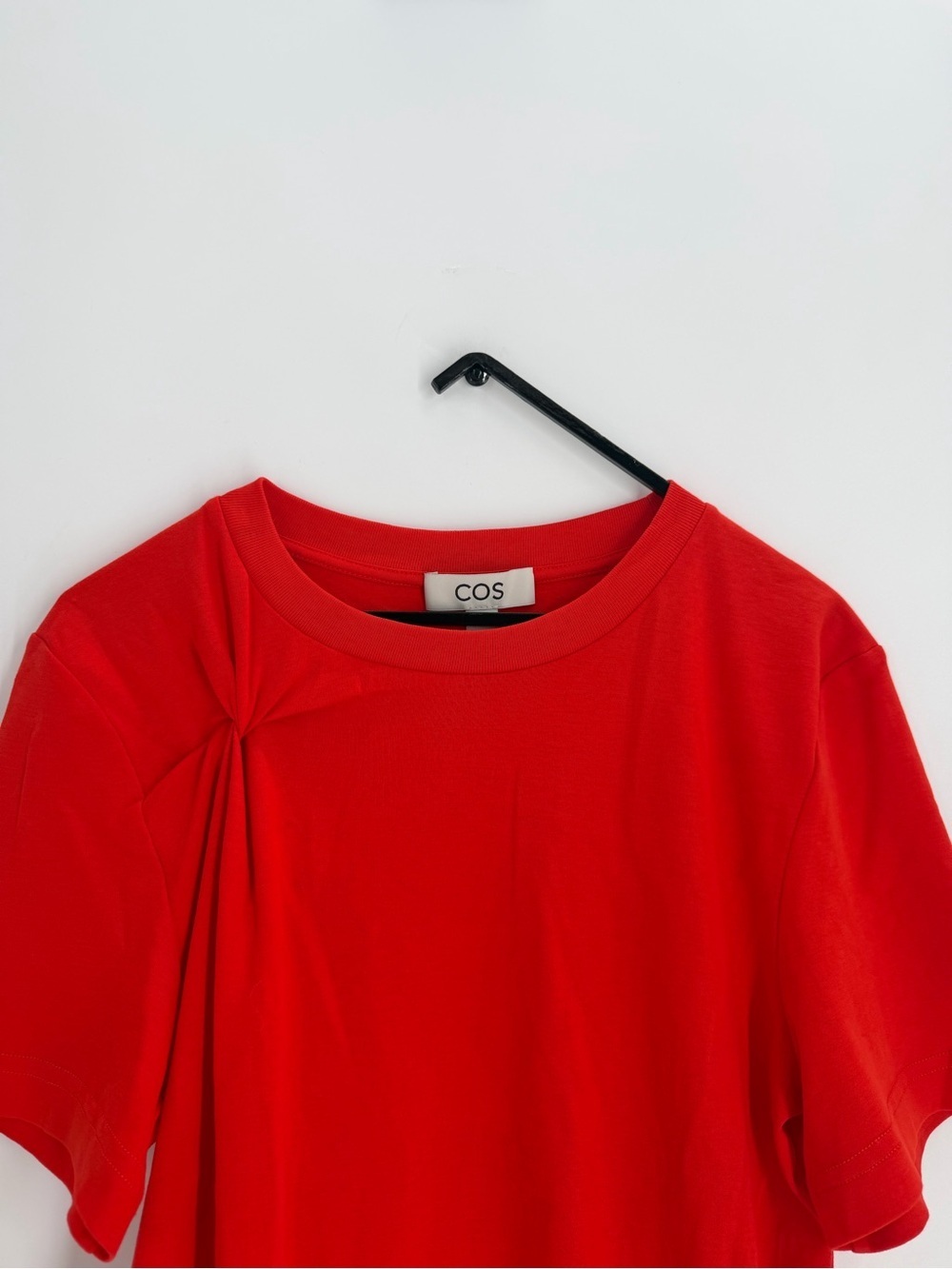 Cos Red Knot Detail T-Shirt